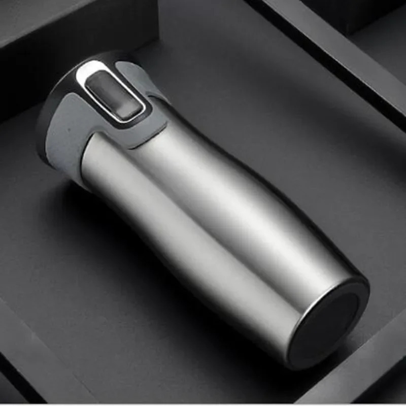 450ml Stainless Steel Double Wall Travel Leak proof Thermos Mug Coffee Cups Car Vacuum Insulaltion Thermal Water Bottle 251114 W260226