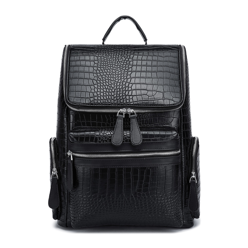 New Style Of Large Capacity Plaid Classic Leisure Backpack Fashion All Male Computer Package Tide College Students Book 2025