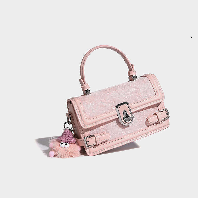 Designer Women's Bags Designer Chinese Embroidered Treasure Box New Lock Buckle Small Square Light Luxury Versatile Handheld One Shoulder Crossbo