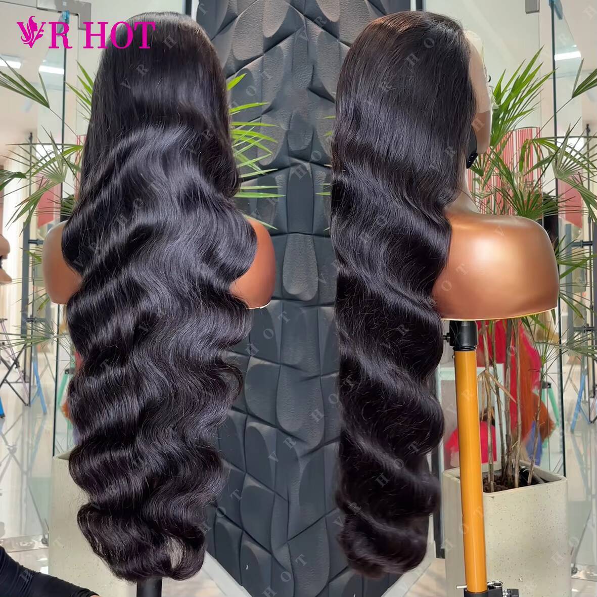 40 Inch Raw Vietnamese Wigs Human Hair Lace Front Wholesale 13x6 Body Wave Natural Color HD Lace Frontal Wig for Black Women