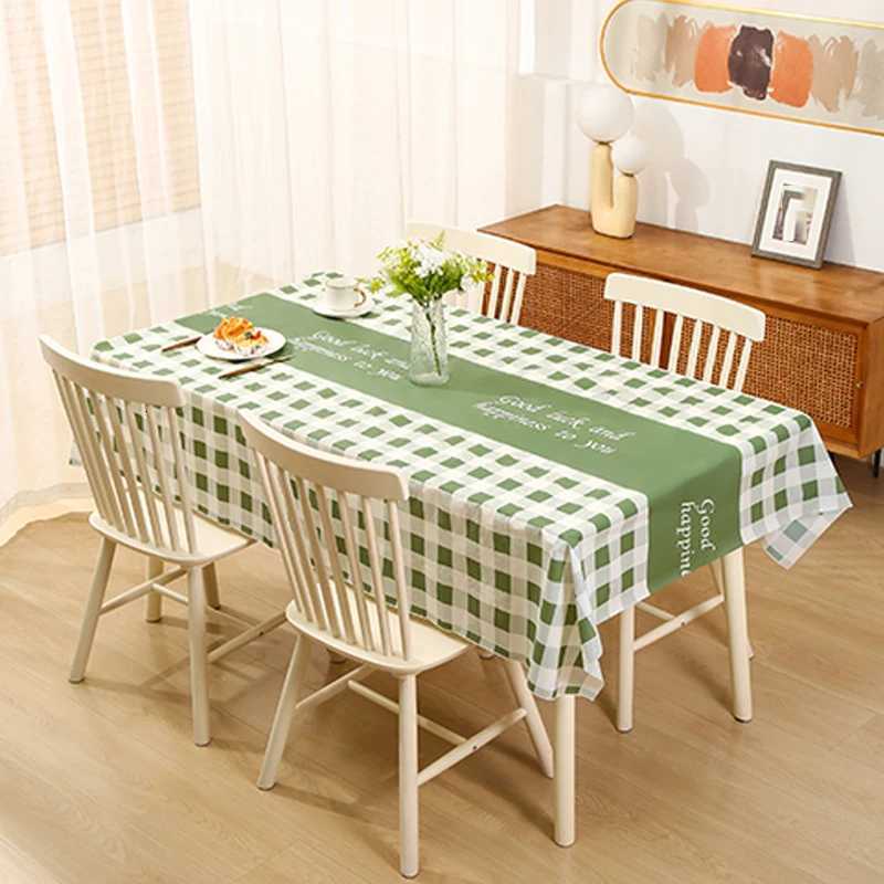 The tablecloth with a warm and cozy atmosphere a high-temperature resistant tablecloth and a waterproof oil-proof and no-was C251122