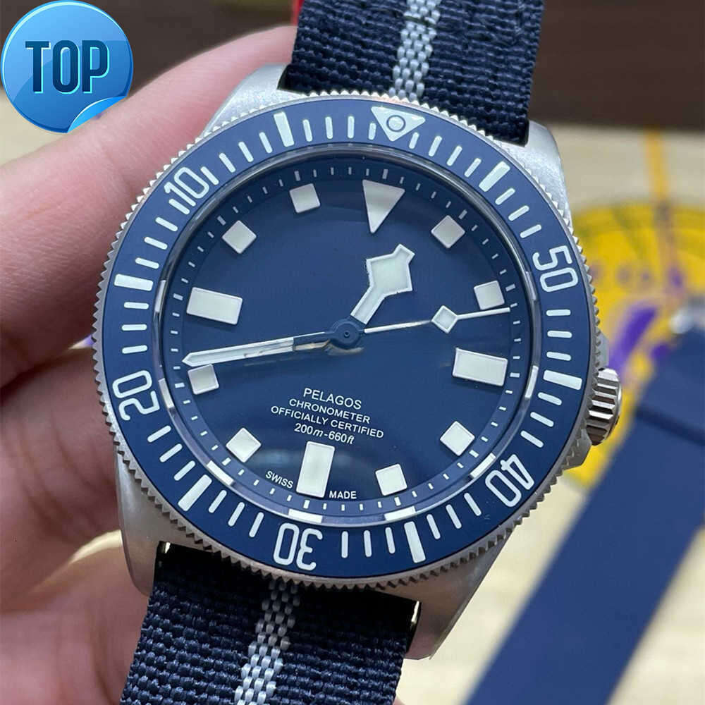 Pelagos M25707B/24-0001 MARINE NATIONALE Factory 1 SuperClone AAAAA 5A Quality 42mm Mens Watches Titanium Automatic Mechanical Movement