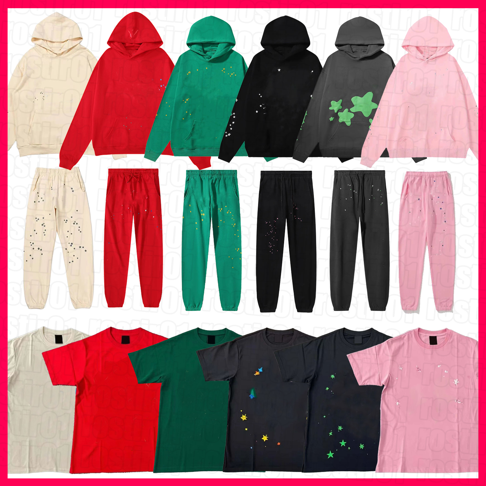 designer mens pink hoodie Young Thug hoodies sweatshirt hip hop sports pants womens letter printing sweatshirts pants printed hoodie