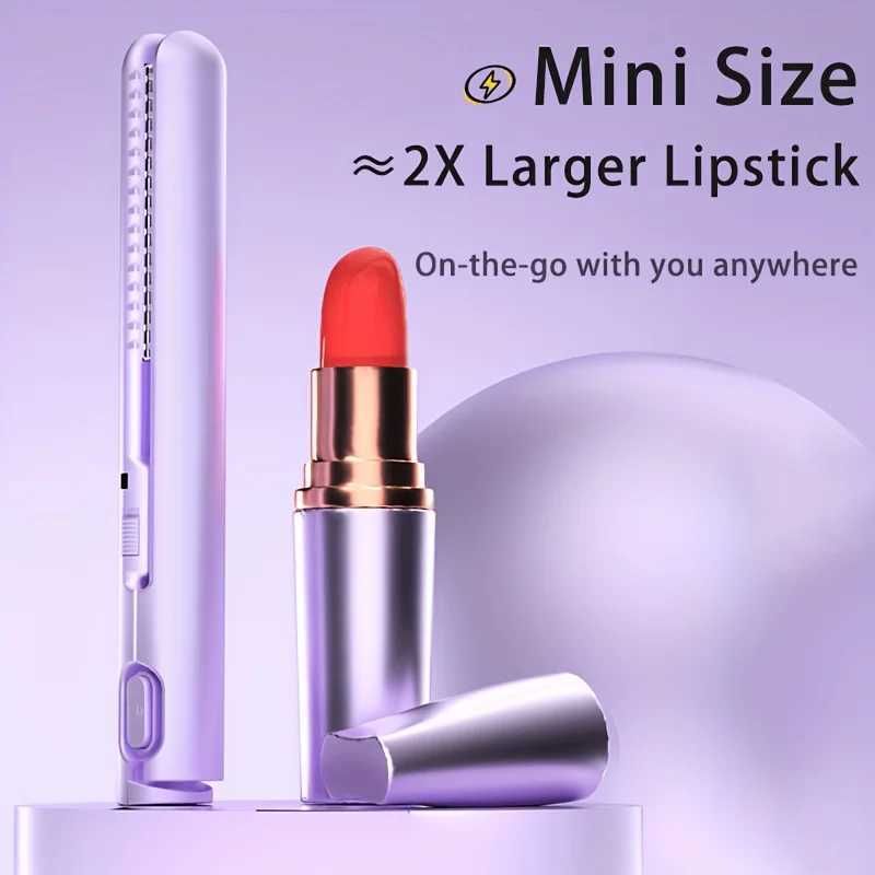 Portable Mini Hair Straightener Lightweight 180 Degrees Celsius Constant Temperature Control Suitable for Bangs and Short HairT251122