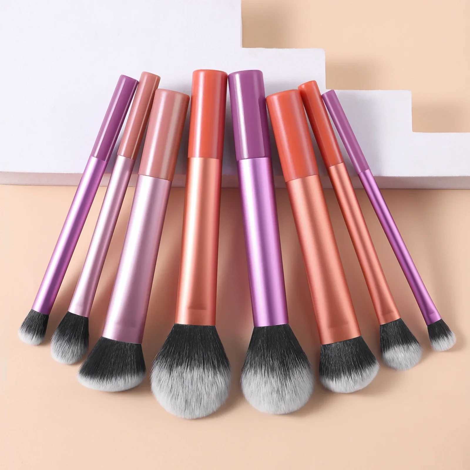 Makeup Brush Sets8pcs Plastic Daily Portable Multifunctional Makeup Brush For Making Up Supply C251122