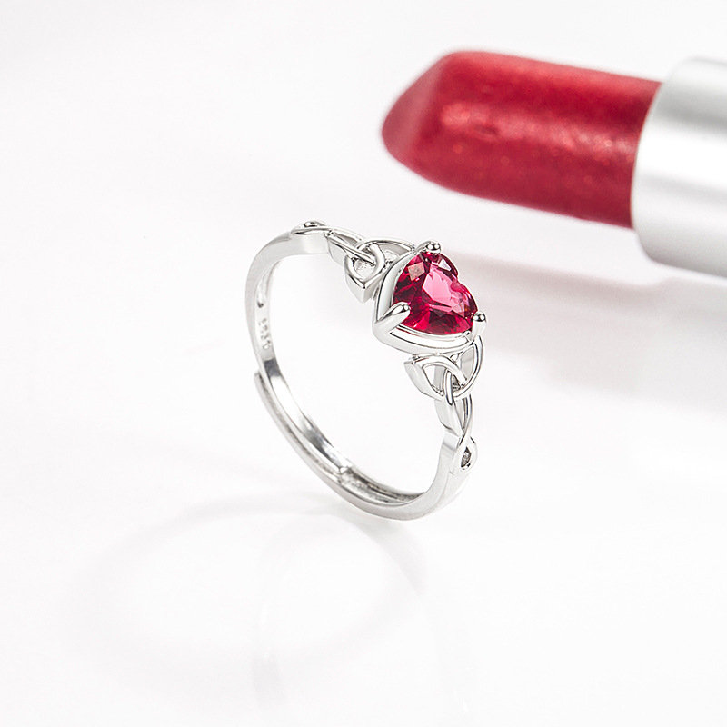 Multicolor Heart-shaped Emerald Zircon Ring High quality gold designer diamond ring rings designer for women engagement men love ring moissanite rings - view 6