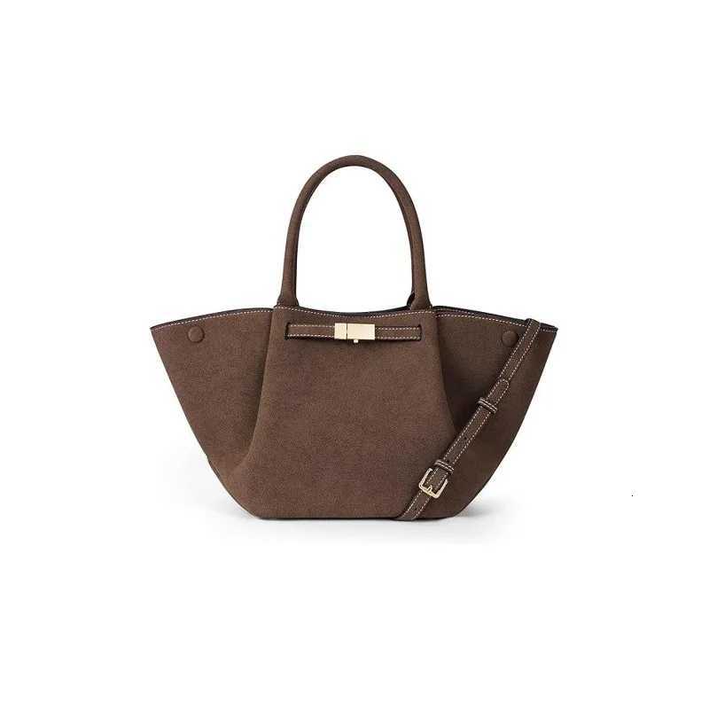 Imitation suede wing bag fashionable dumpling bag womens handbag large capacity tote bag versatile womens bag K251121