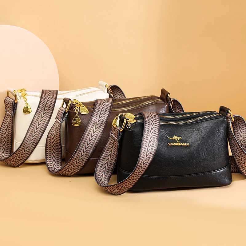 100 Cow Leather High Quality Handbag Purse Women Bag Trend Luxury Designer Shoulder Crossbody Sac Ladies Branded Fashion TotesT251122