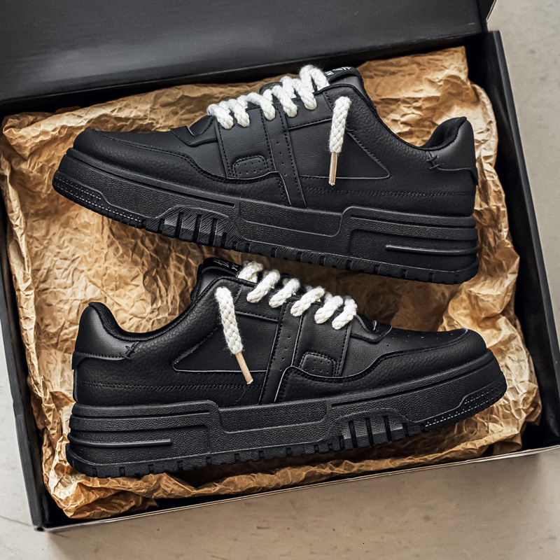 Free Shipping 2025 New Casual Shoes High Quality Soft Sole Pu Leather Sneakers for Men Luxury with box