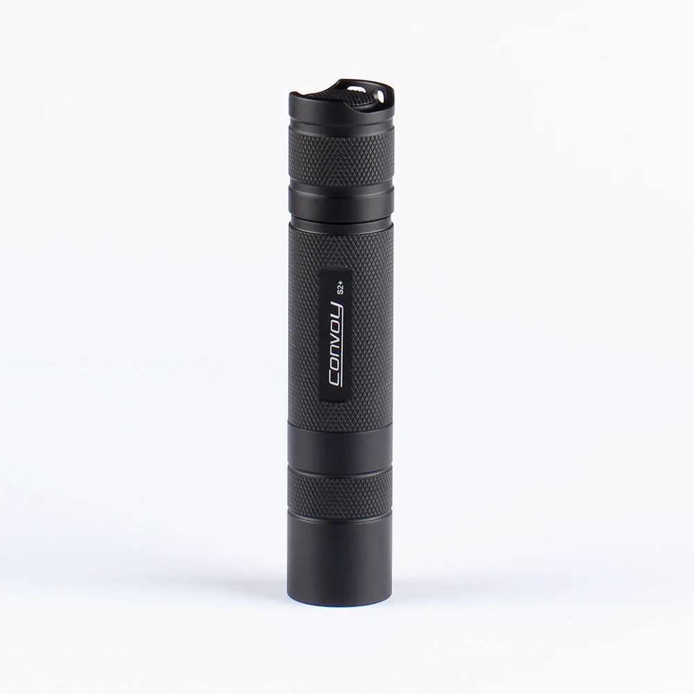 Convoy S2 Plus with KW CSLNM1TG Led Flashlight Mini Torch Flash White Light 18650 Powerful Linterna Camping Portable Lantern C251122