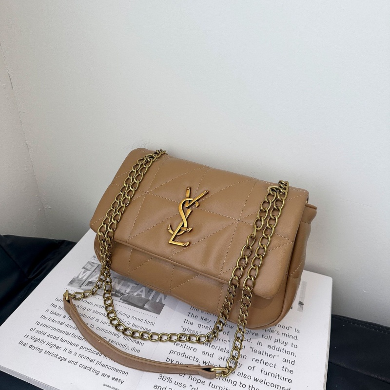 High end handbag for women 2025 new model free shipping fashion hot item diamond grid chain shoulder crossbody bag versatile commuting small square ba