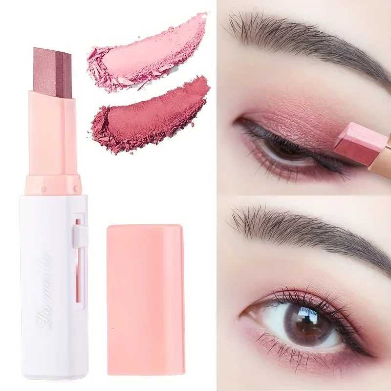 2 In 1 Pearly Highlighter Eyeshadow Stick Makeup Waterproof Long Lasting Glitter Eyeshadow Eyeliner Stick Eyes Makeup CosmeticsT251122