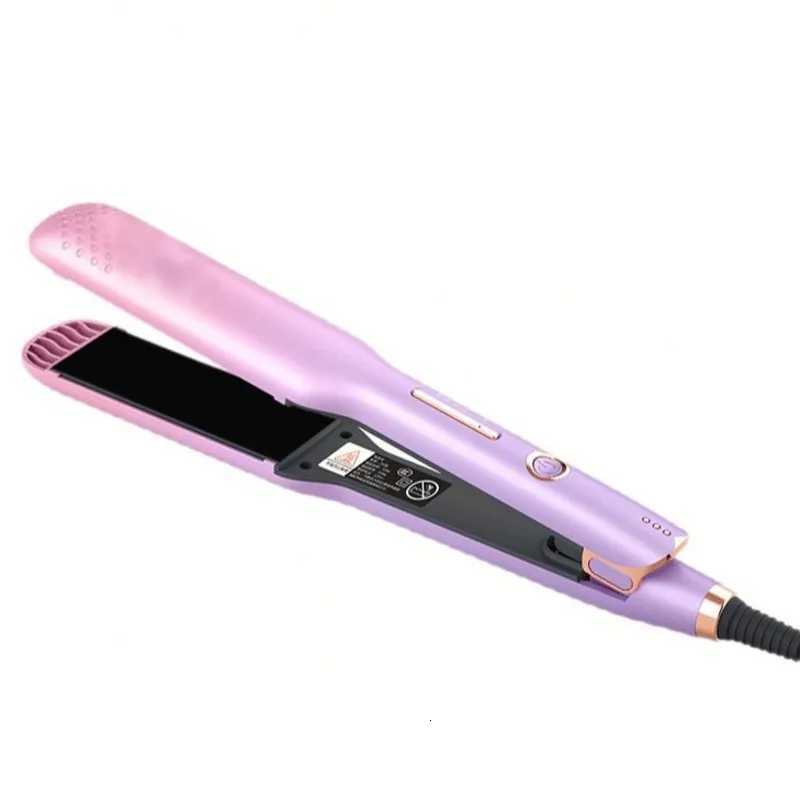 B89B-Versatile Hair Styler-Dual Function Straightener And Curler With Adjustable Heat Settings Flat Iron US PlugT251122