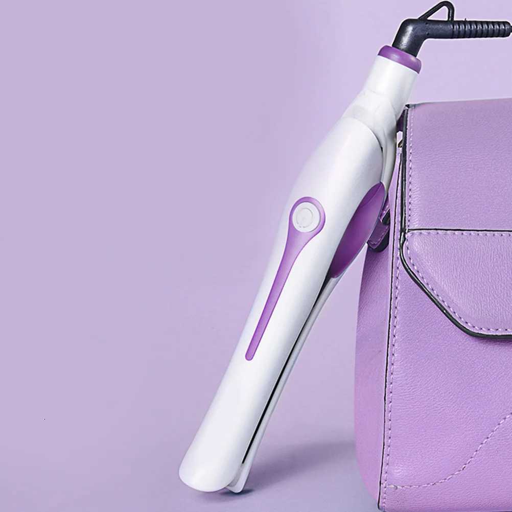 1Pcs Electric Hair Straightener and Curler Purple Ionic Styling Clamp for Fragile to Thick Hair Salon Home Waver ToolT251122