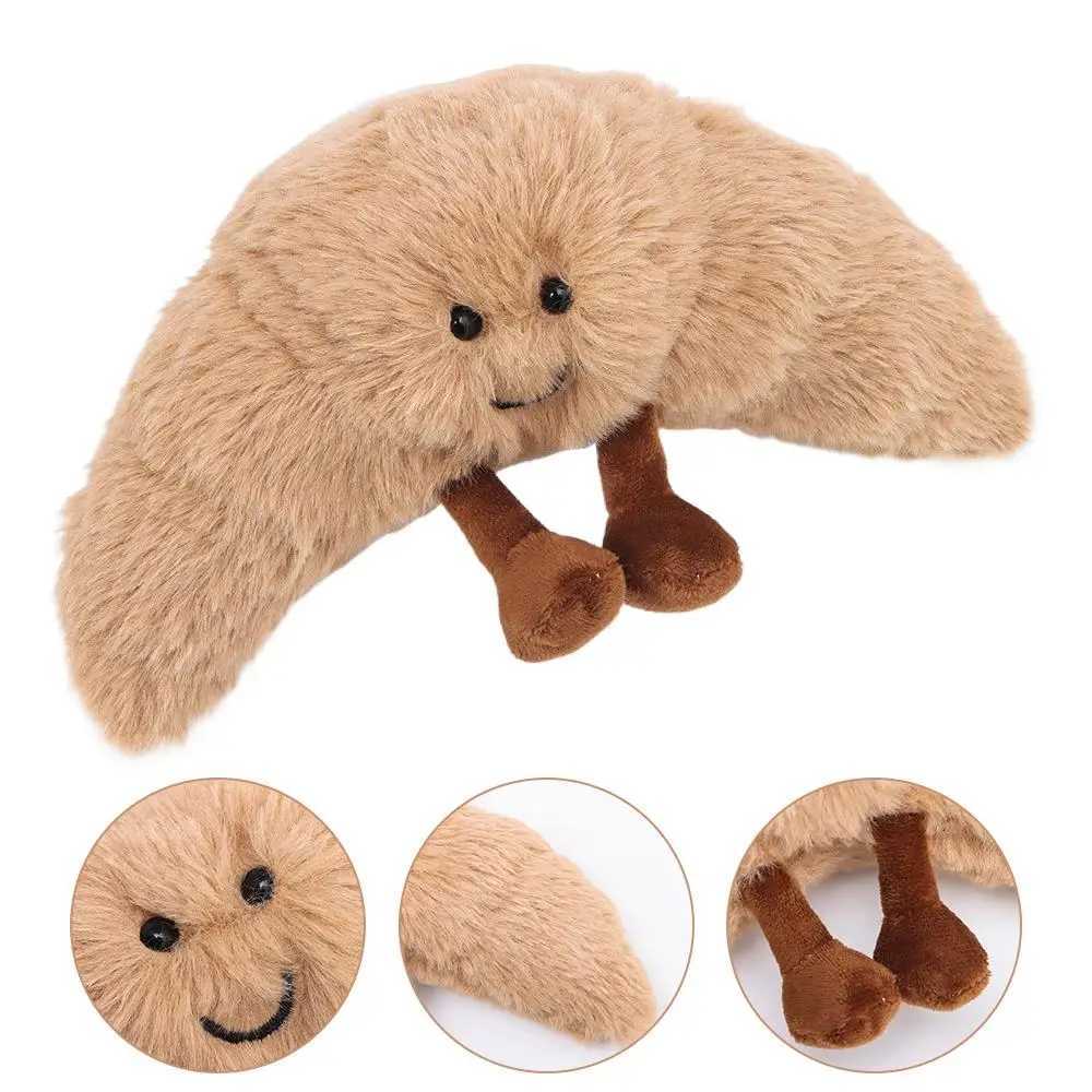 Rag Doll Toy Sofa Decoration Stuffed s Croissant Plush Smile Bread low Plush Toys Smile Croissant Bread low C251202