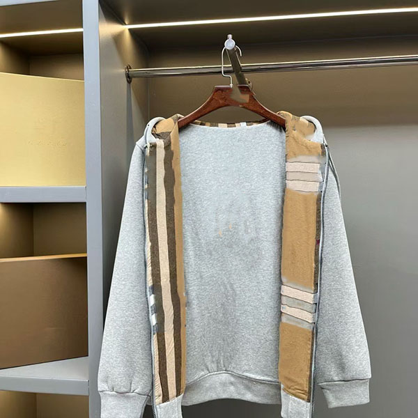 Men's hooded sweatshirt designer cardigan men's and women's fashionable street pullover loose hooded couple high-quality velvet pure cotton jacket