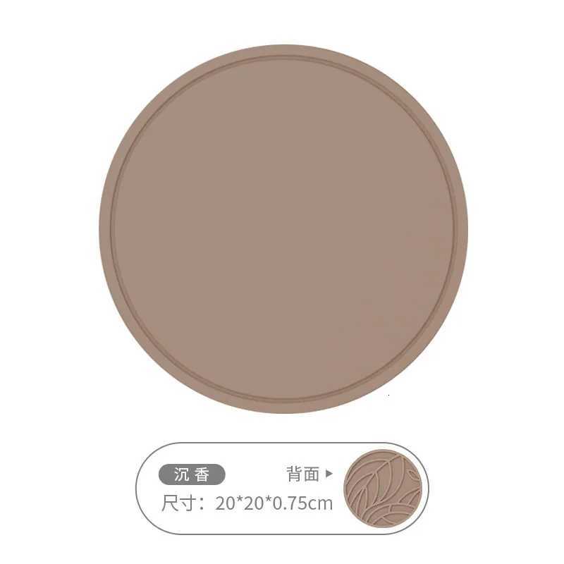 Kitchen Silicone Round Heat Resistant Mat High-Temperature Thick Pot Holder Durable Coaster Stylish Non-Slip Table Pad C251122