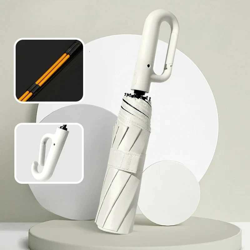 Business Solid Color Auto Open/Close Windproof Oversized UV Protection Umbrella - Reinforced Frame Compact DurableM251122