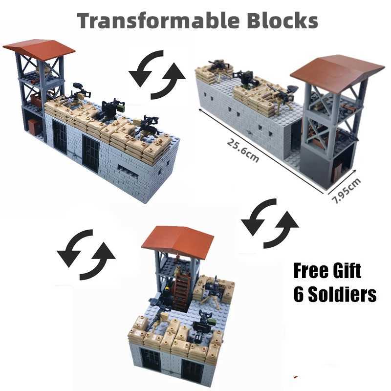 MOC WW2 German Military Weapons Building Blocks Toys for Boys Compatible Transform Army Soldiers Bricks Kids Xmas Birthday Gift G251122