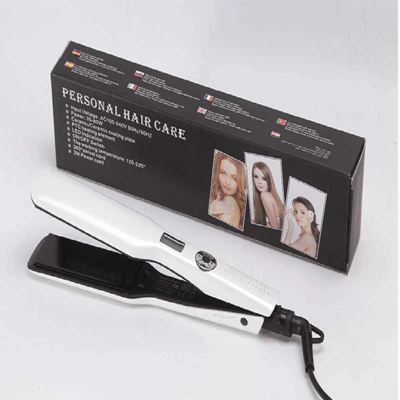 Tourmaline Ceramic Hair Straightener LCD Display Fast Heating Hair Straightener Adjustable Temperature Hair StraightenerT251122