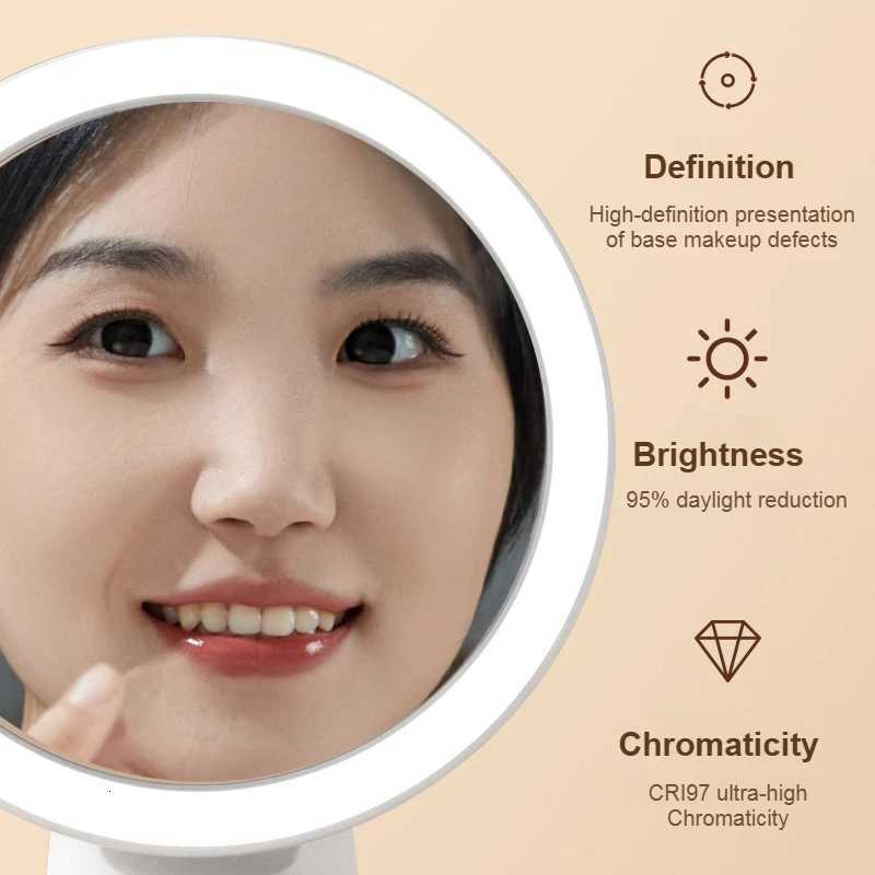 Rechargeable LED Makeup Mirror with Fill Light - Suitable for Vanity Tabletop Makeup Mirror M251122
