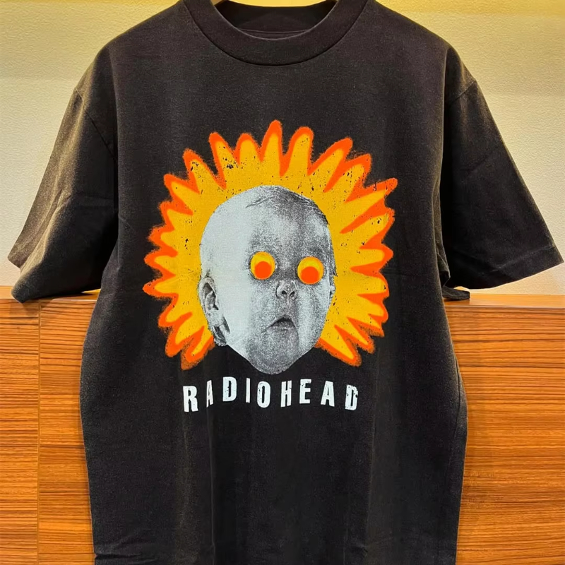 VINTAGE T Shirt Men Women High Quality Heavy Fabric T-shirt Top Tees