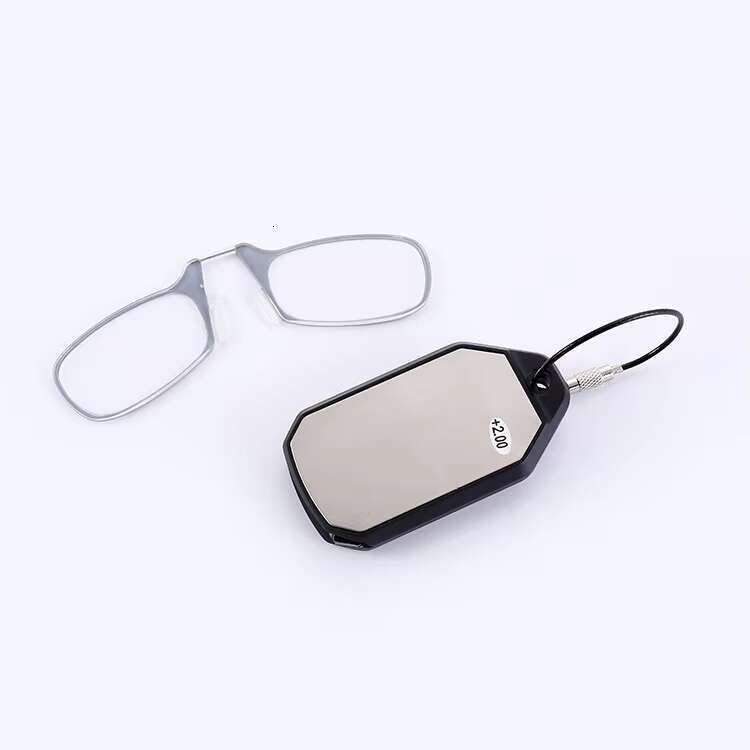 DHCollections 2024 new fashion quality mini portable keychain reading glasses