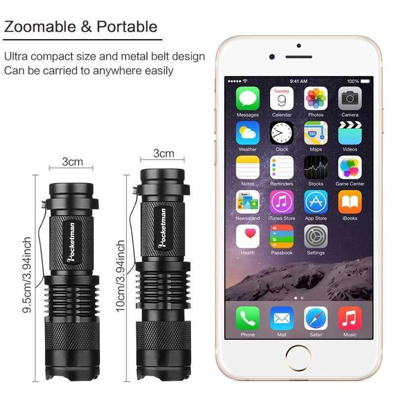 UV Flashlight UV Light Flashlight 395nm Black Light Flashlight Mini Blacklight Torch for UV Resin Glue Curing Pet Urine Stain C251122