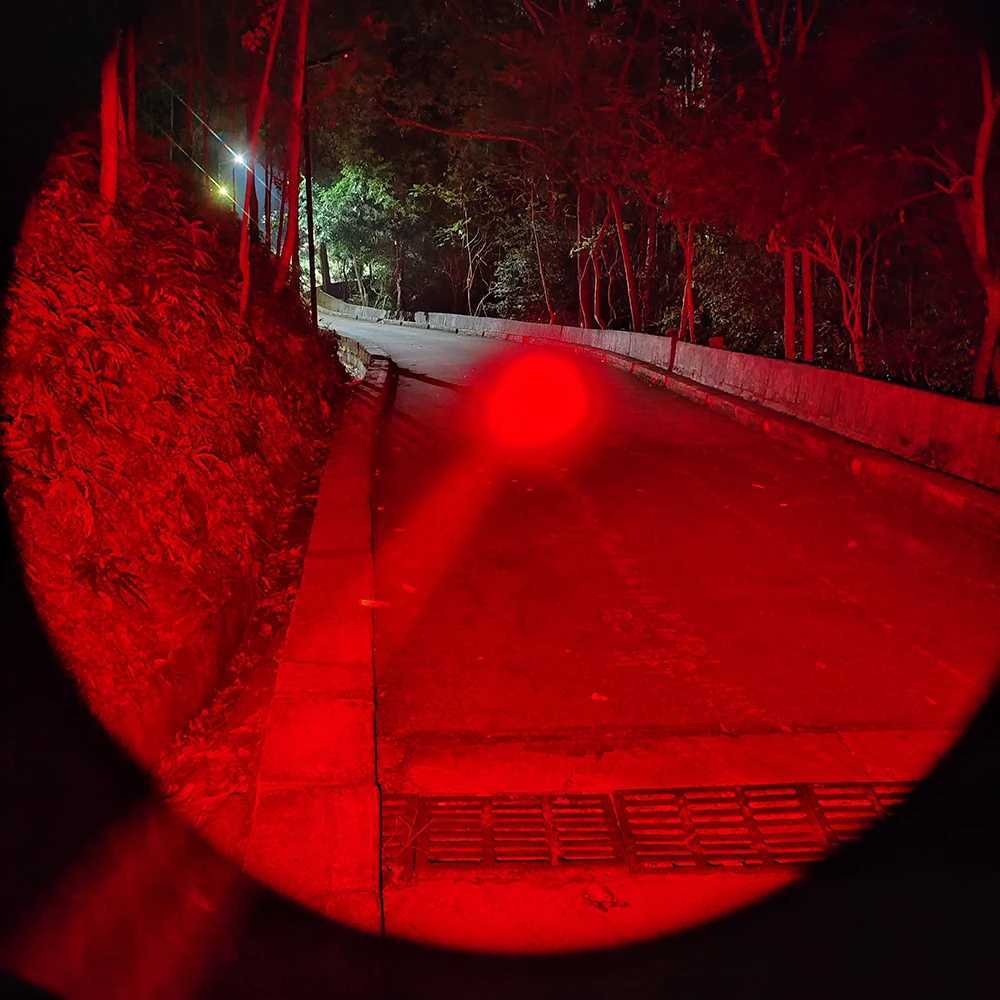 Convoy Flashlight C8 Plus KR CSLNM123 SST-20-DR Red Light Lanterna Led 18650 Torch Portable Latarka Hunting Camping Flash Lamp C251122