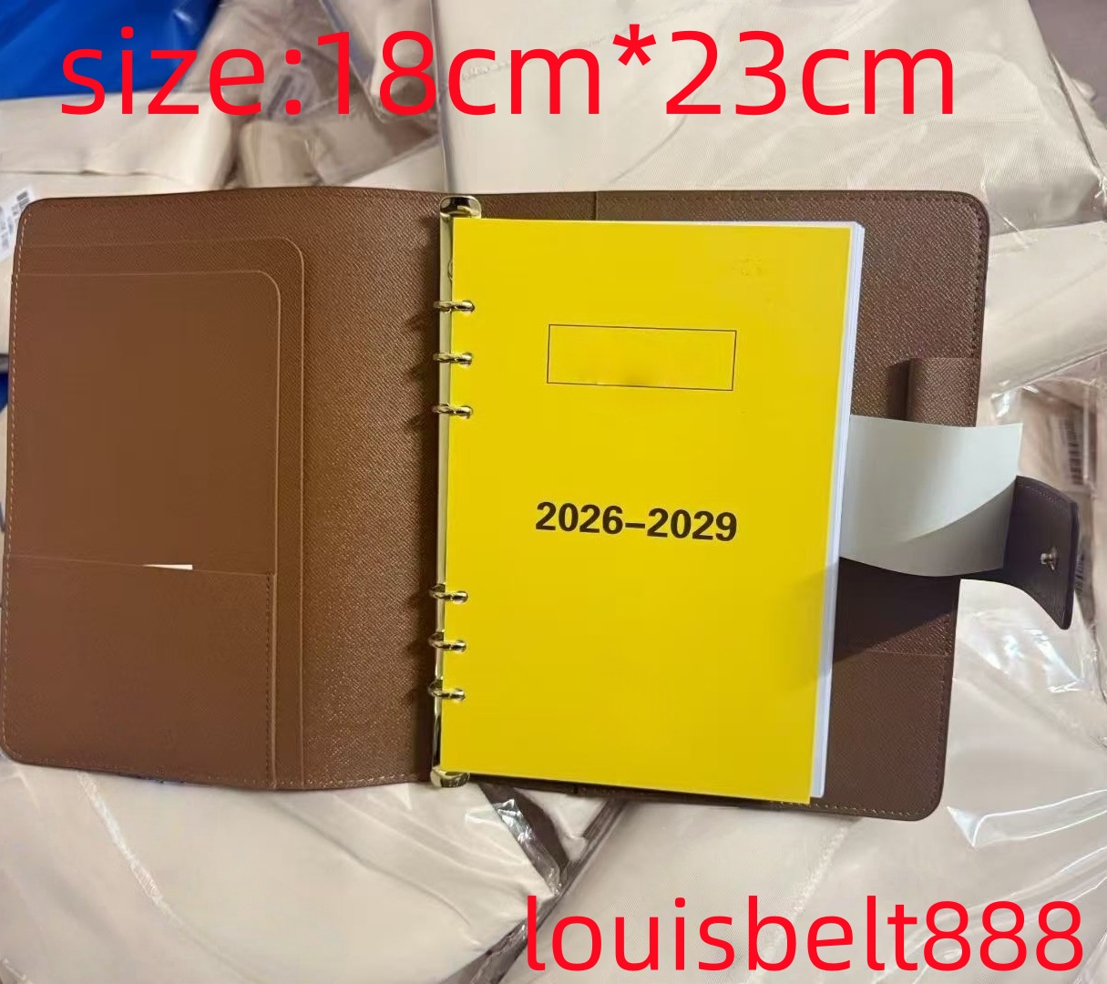 Designer large DESK AGENDA COVER Holders Planner Men Women Notebook Diary Agendas Protective Case Card Passport Holder Wallet Desktop Notepad Covers 18*23cm 888