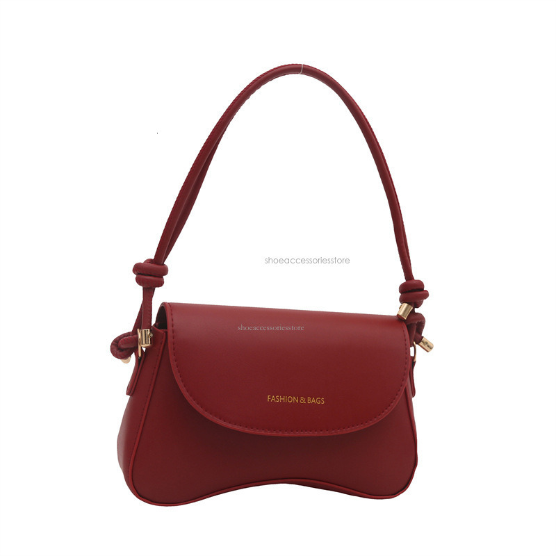 Solid Color Western Style Sloping Women's 2025 New Designer Luxury Korean Version Texture Fashion Shoulder Bag Fashion Handbag