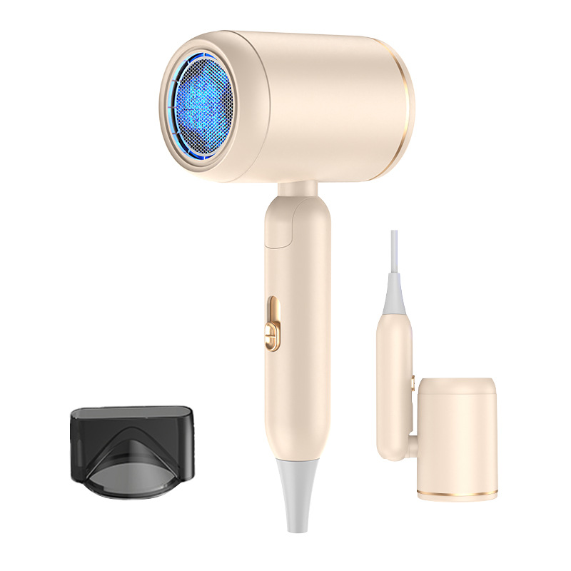 High speed hair dryer for home travel, portable folding for dormitory constant temperature high power