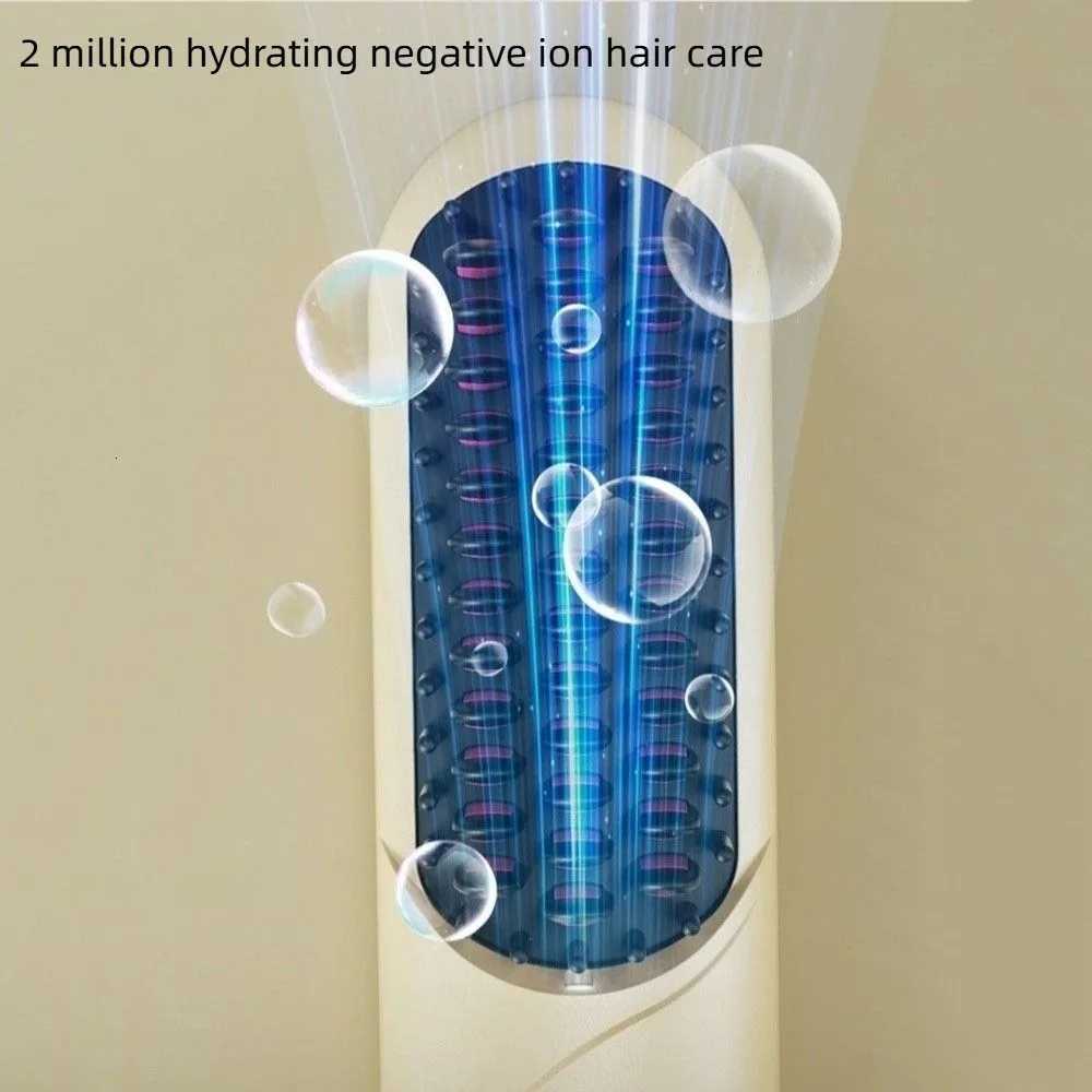 Wireless Hair Straightener Brush Curly/straight Hair Dual Use 4000mah Ion Thermal Comb USB Rechargeable HeatedT251122