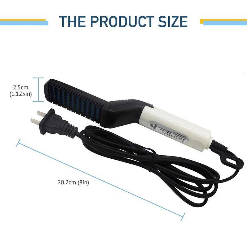 Multifunctional Electric Hair Comb Brush Beard Straightener Beard Straightening Comb Straight Hair Curler Styling Tools for MenT251122