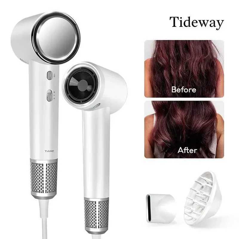 Tideway High-speed Hair Dryer Titanium Edition Blow Dryer Brushless Motor Ionic Technology 4 Temperature Settings Thermo W250718