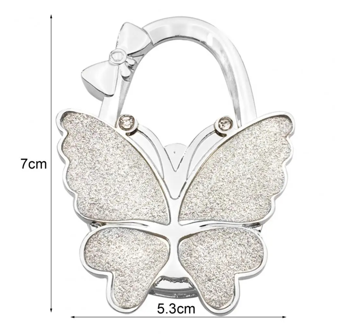 Hooks Rails Hook Butterfly Handbag Hanger Glossy Matte Foldable Table For Bag Purse Fy3424 0605 Drop Delivery Home Garden Housekee Dhwsb 0115