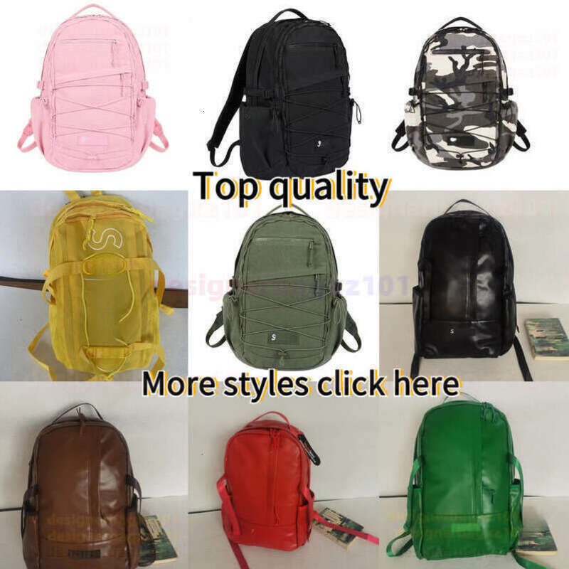 Supremely Backpack Designer Bag Tote Bag Tabby Soft Chain Cross Body Bag School Outdoor Messenger Bags Fanny Pack Multiple Pockets Student Bag Black Red Camouflage