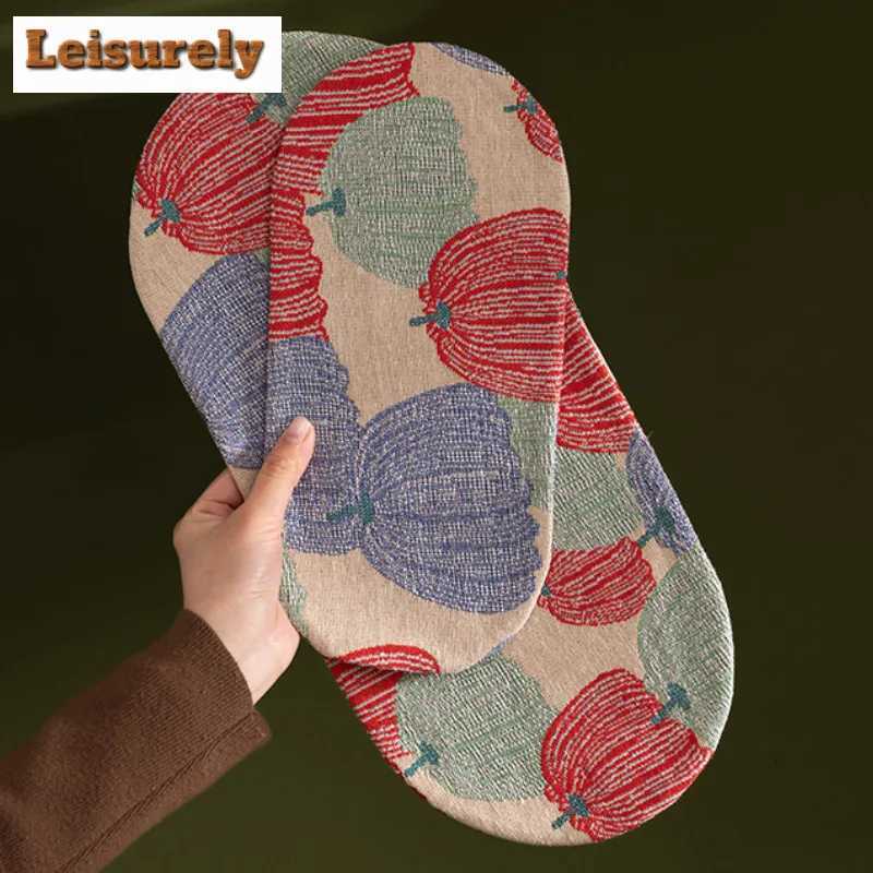 Cotton Linen Pumpkin Tea Table Mats Luxury Teapot Mat Drink Coaster Dinner Table Cloth Mat Teaset Decorations Supplies Craft C251122