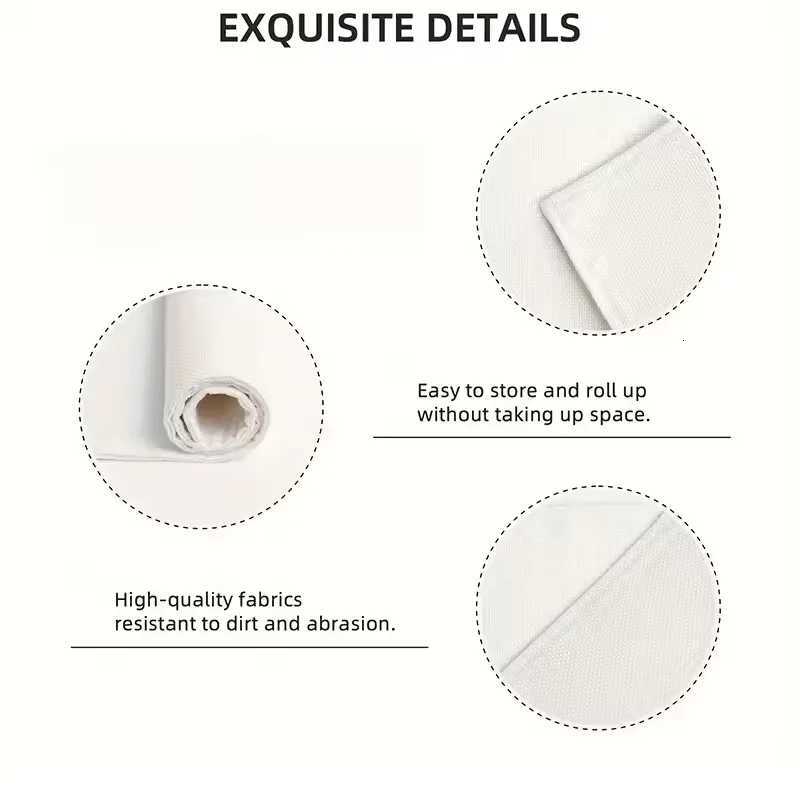 VIKAMA4/6/8/10Christmas Vintage Placemats Kitchen Table Mats Festive Placemats Waterproof Coasters Coffee Mats Home Decor C251122