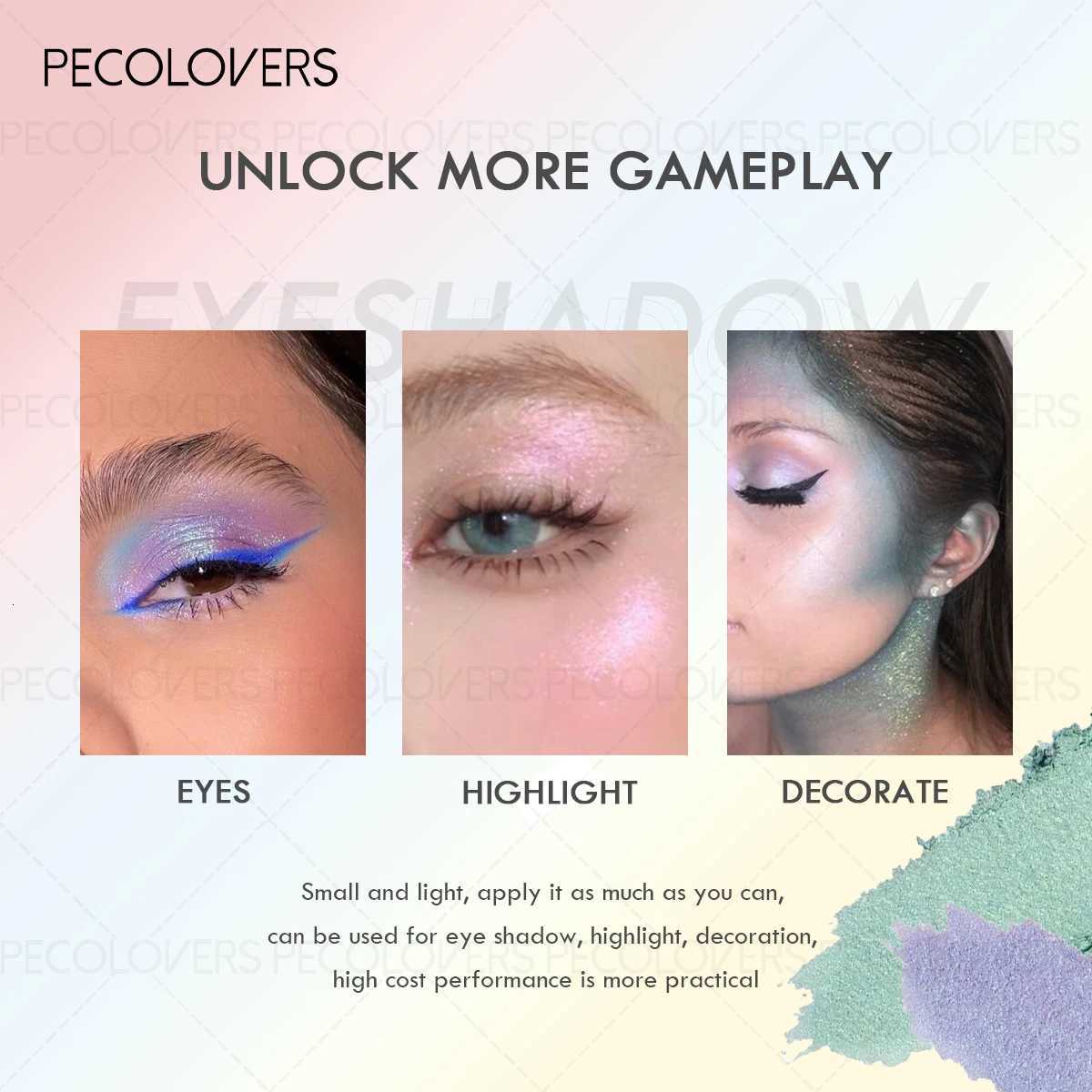 1PC Chameleon Glitter Eyeshadow Powder - Pearly Shimmer Easy to Apply Lazy Eyeshadow Christmas GiftT251122