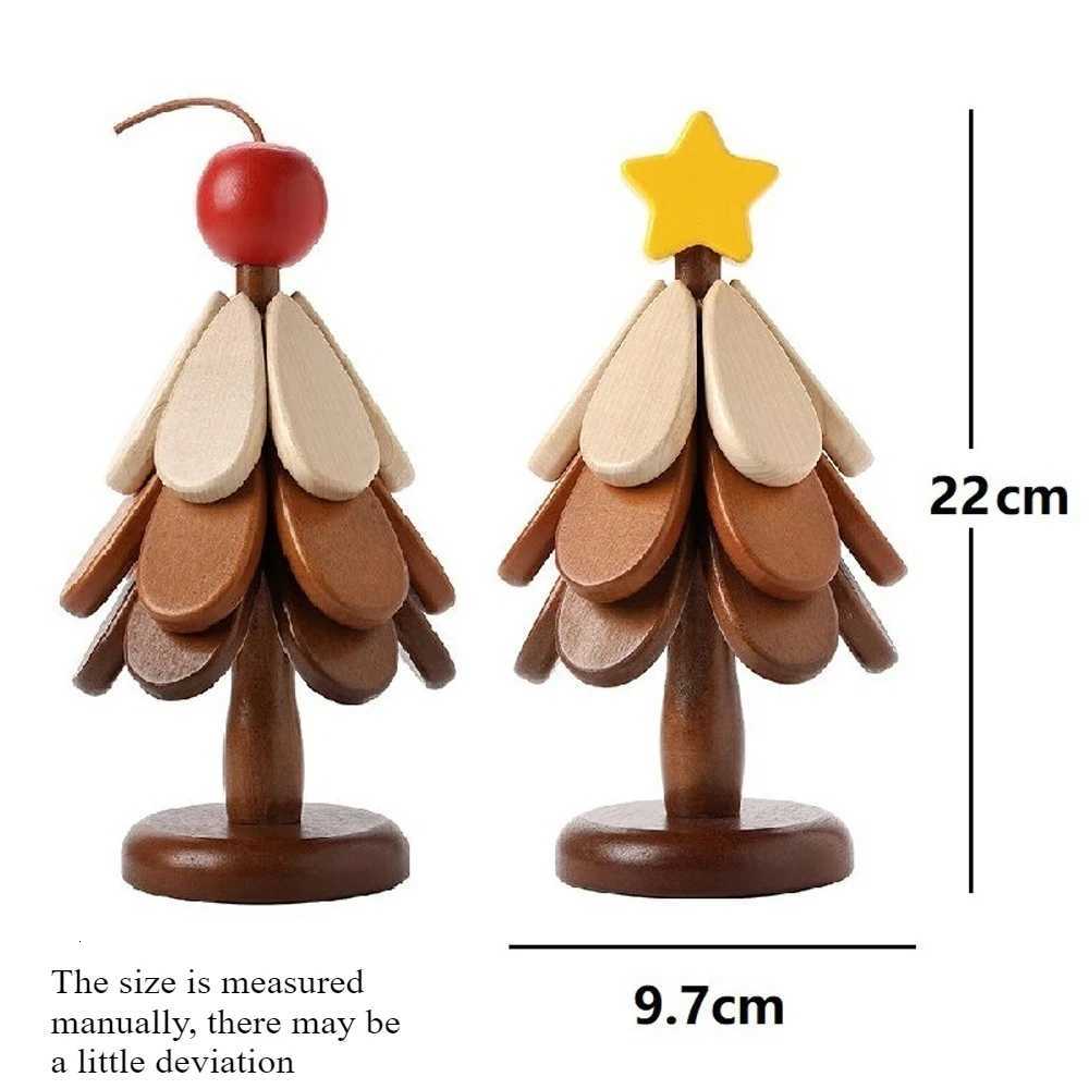 Christmas Wooden Coaster Trivet Wooden Tree Shaped Coaster Mat Wooden Set of 3 Home and Restaurant Tabletop Decorative Coasters C251122