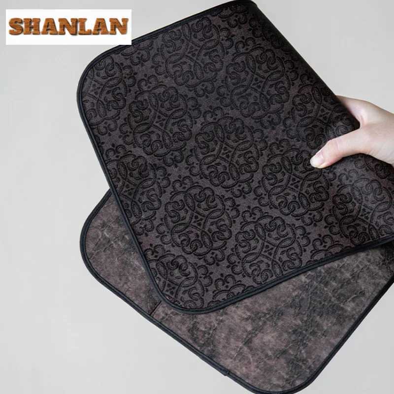 Fragrant Cloud Gauze Frozen Plum Blossom Tea Table Mats Luxury Tea Flag Drink Coaster Household Dinner Table Cloth Mat For Tea C251122