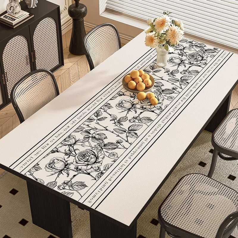 Modern Concise Style PVC Table Mat Waterproof Oil Proof Anti Scalding Fashion Table Decoration And Accessories Customization C251122