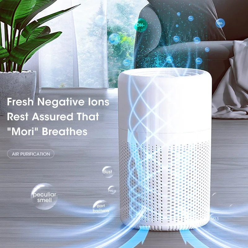Smart Air Purifier Household High-Efficiency with Scented Sponge Deodorant for Office Living Room Bedroom Kitchen 250417