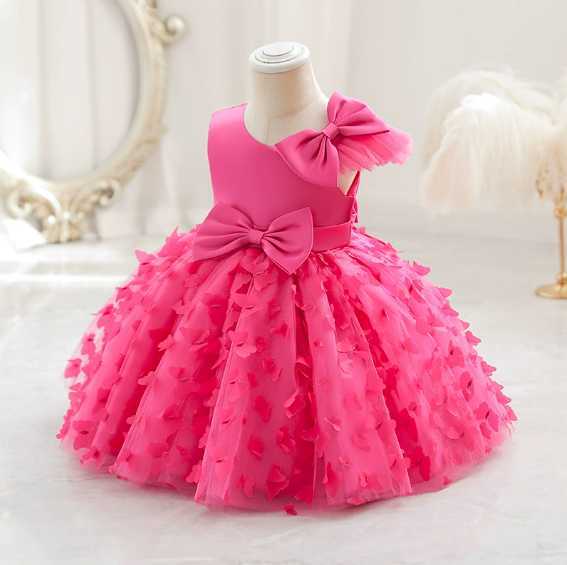Girl's Dresses CGirls' princess dress, tulle children's dress, 2025 new style girls' middle school puffy dress, birthday and first