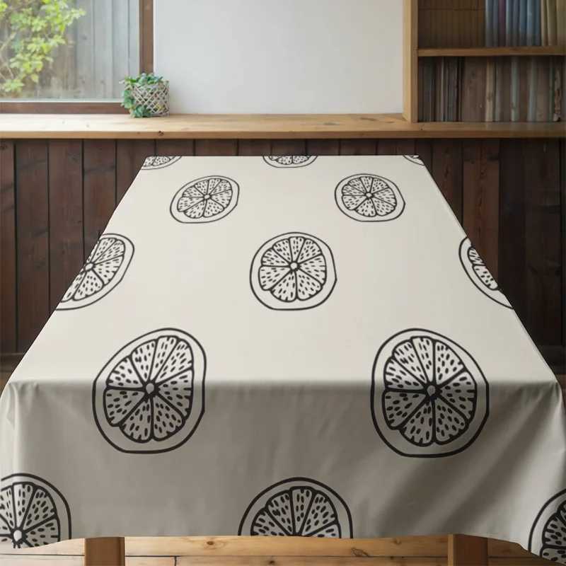 Modern dining table with chairs set Floral pattern printed polyester tablecloth for home kitchen decor Set includes 1 x Tableclo C251122