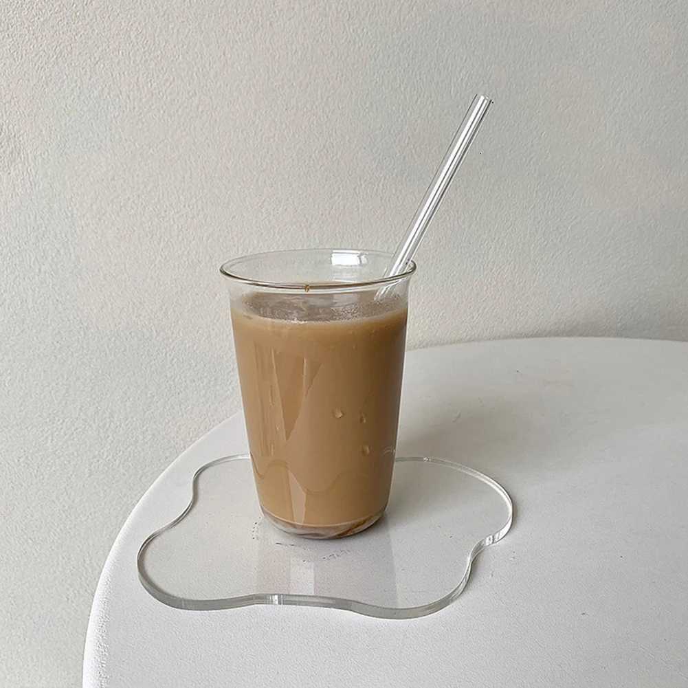 Creative Acrylic Coaster Transparent Mug Pad Storage Tray Photography Prop Gadget Table Decorative Placemat for Home Party C251122