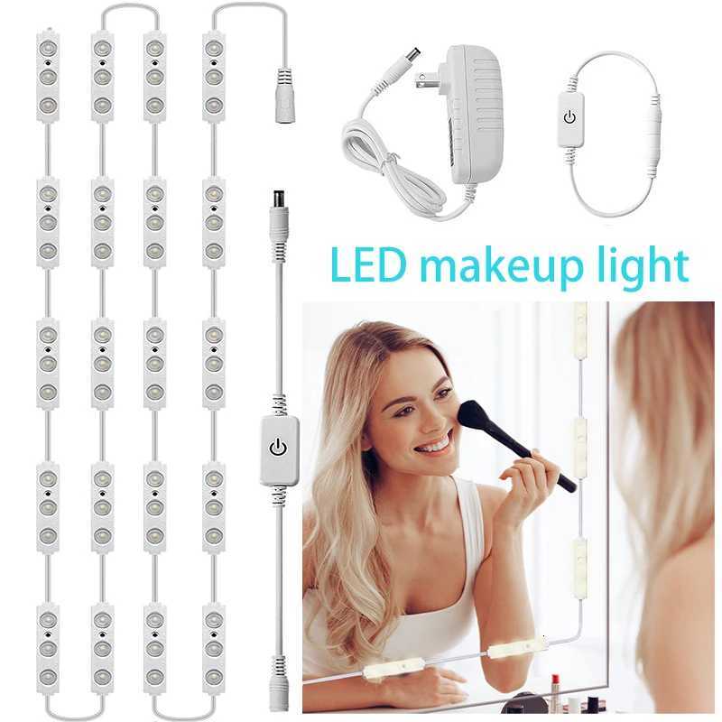 LED Makeup Mirror Lights 12W EU US Eye Protection Hollywood Vanity Lamp Touch Switch for Atmosphere Cabinet Wardrobe Lighting M251122