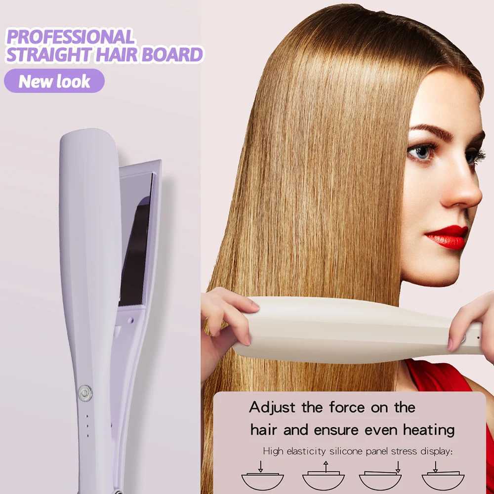 Mini Hair Straightener Curler For Women Girls Anti-Scald Dual Purpose Curling Irons Fast Heating Hair Irons For All Hair TypesT251122