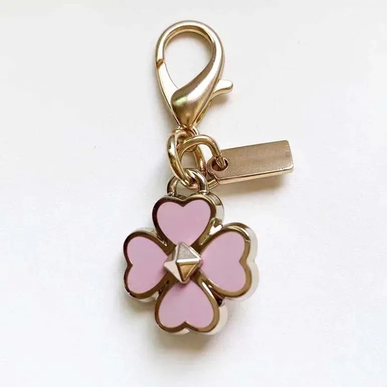 Designer Keys Bag Charm Fashion Womens Keychain Co ch Vintage Cool Cherry Pattern Refreshing Style Ring Keyring Hangings key chain women Lanyards